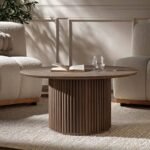 Round Pedestal Coffee Table