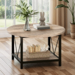CasaNova Handcrafted Premium Modern Coffee Table With Minimalist Look and Strong Wooden Legs