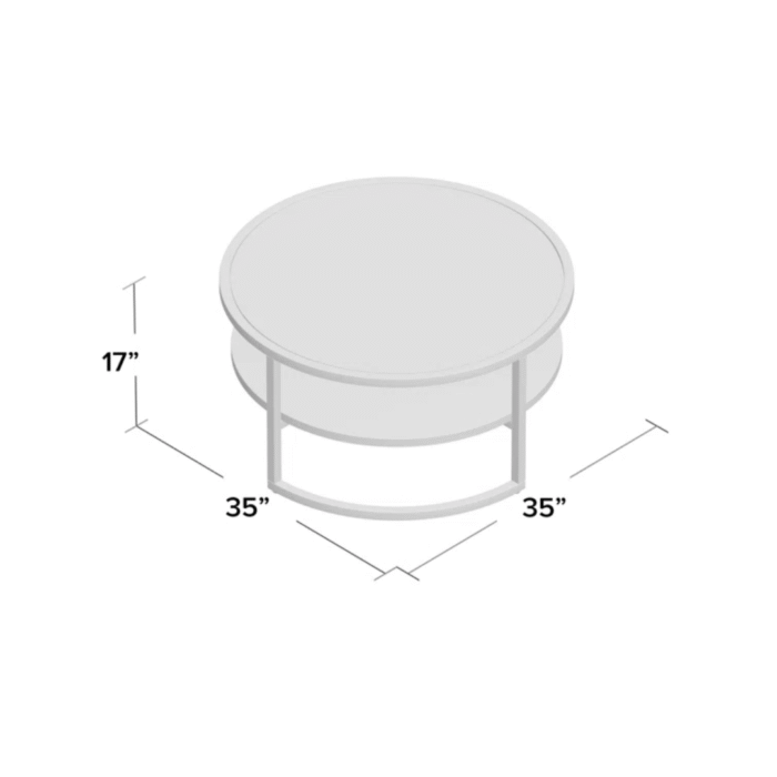 Contemporary Solid Wood Center Table With Wide Polished Top, Strong Frame And Decorative Modern Lifestyle Look - Image 7