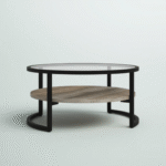 Contemporary Solid Wood Center Table With Wide Polished Top, Strong Frame And Decorative Modern Lifestyle Look - Image 4
