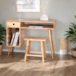 Harmony Dovetail Study Table with Storage