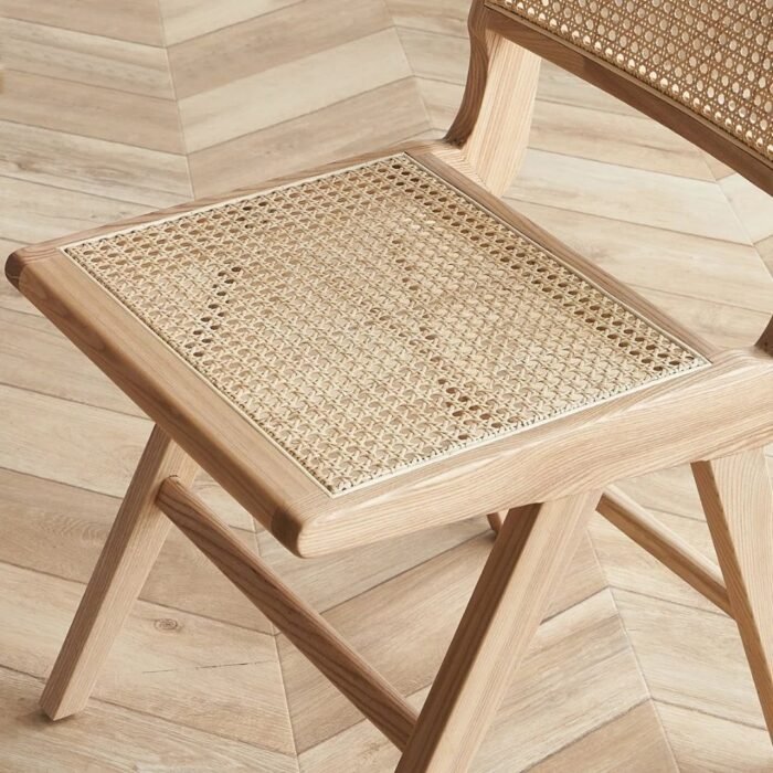 Solid Wood Cane Side Chair (Set of 2) - Image 3