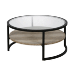 Contemporary Solid Wood Center Table With Wide Polished Top, Strong Frame And Decorative Modern Lifestyle Look - Image 6