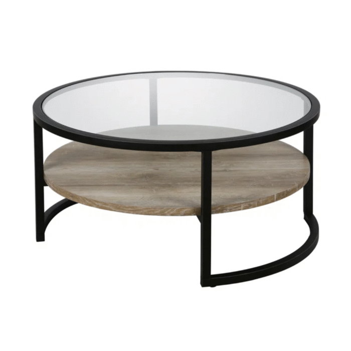 Contemporary Solid Wood Center Table With Wide Polished Top, Strong Frame And Decorative Modern Lifestyle Look - Image 6