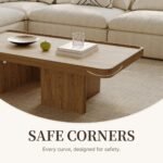 SerenEdge Luxurious Modern Living Table with Minimalist Look and Strong Wooden Construction - Image 6