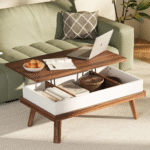 NexaForm Designer Coffee Table With Built-In Storage and Smooth Polished Surface - Image 2