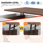 NexaForm Designer Coffee Table With Built-In Storage and Smooth Polished Surface - Image 6