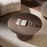 Round Pedestal Coffee Table - Image 2