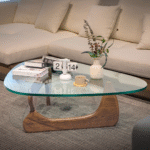 EternaWood Premium Solid Wood Living Table With Spacious Surface, Contemporary Design And Elegant Home Styling