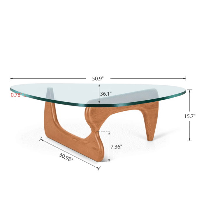 EternaWood Premium Solid Wood Living Table With Spacious Surface, Contemporary Design And Elegant Home Styling - Image 9