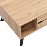 Wooden Oak Effect Coffee Table - Image 7