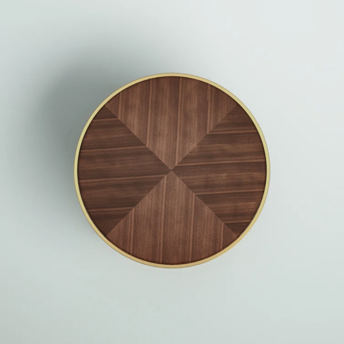 VistaGlow Premium Wooden Center Table With Spacious Top, Sleek Finish And Modern Minimalist Living Room Design - Image 5