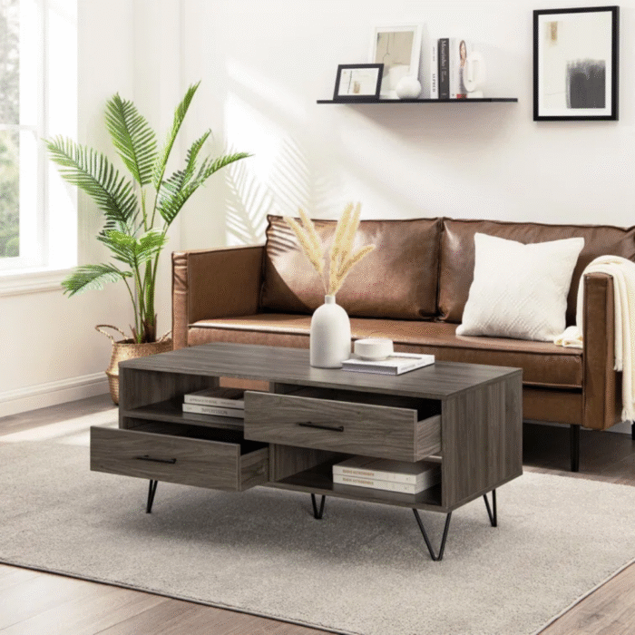 Nordora Stylish Wooden Living Room Table With Smooth Finish - Image 2
