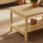 Moderna Curve Designer Coffee Table With Smooth Curved Edges, Premium Wooden Finish And Contemporary Living Room Style - Image 4