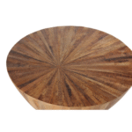 Eclipse Handcrafted Nesting Coffee Table Set With Sleek Wooden Base and Contemporary Minimalist Look - Image 4