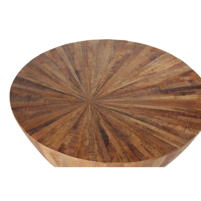 Eclipse Handcrafted Nesting Coffee Table Set With Sleek Wooden Base and Contemporary Minimalist Look - Image 4