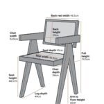 Buco Cane Rattan Solid Wood Dining Chair - Image 8