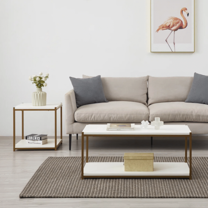 Sculptora Coffee Stand Table with Storage - Living Room Center Table - Image 3