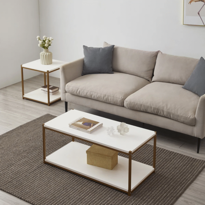 Sculptora Coffee Stand Table with Storage - Living Room Center Table - Image 4