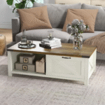 LustreWood Modern Polished Wooden Coffee Table With Timeless Appeal for Living Room Decor - Image 2
