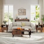 Urban Loom Coffee Table With 2 Fluted Drawers And Solid Wood Legs - Image 7