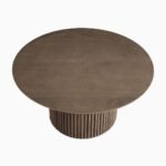 Round Pedestal Coffee Table - Image 4