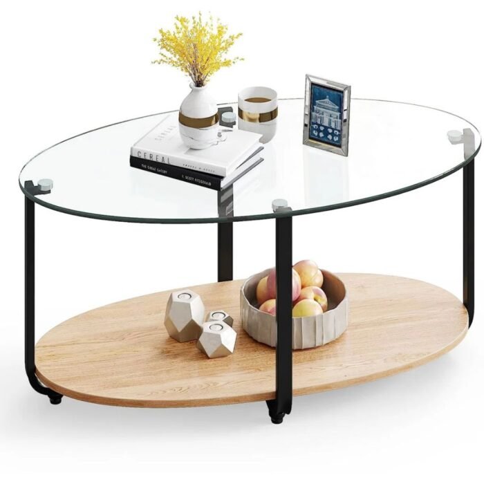 SerenEdge Elegant Solid Wood Living Table With Smooth Finish and Stylish Minimalist Design For Living Rooms - Image 3