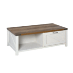 LustreWood Modern Polished Wooden Coffee Table With Timeless Appeal for Living Room Decor - Image 10