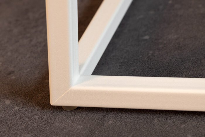 White Frame With Drawer Bedside Table - Image 7