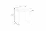 White Frame With Drawer Bedside Table - Image 8