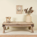 LuxeEdge Centerpiece Teak Wood Coffee Table Ibiza Style 150cm - Image 2