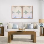 Havenora Modern Solid Wood Square Coffee Table With Handcrafted Design And Spacious Functional Top