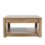 LoomEdge Sleek Industrial Coffee Table with Storage - Image 13