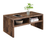 ArdenCraft Designer Premium Coffee Table With Handcrafted Wooden Detailing and Modern Appeal - Image 3