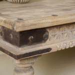 LuxeEdge Centerpiece Teak Wood Coffee Table Ibiza Style 150cm - Image 4