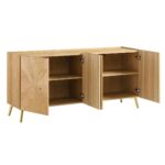 Oak 160cm Wide Sideboard - Image 5