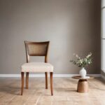 Wooden Cane Dining Chair Set of 2 - Image 2