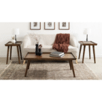 Zenora Modern Solid Wood 4 Legs Coffee Table With Minimalist Design and Smooth Finish for Living Room - Image 2