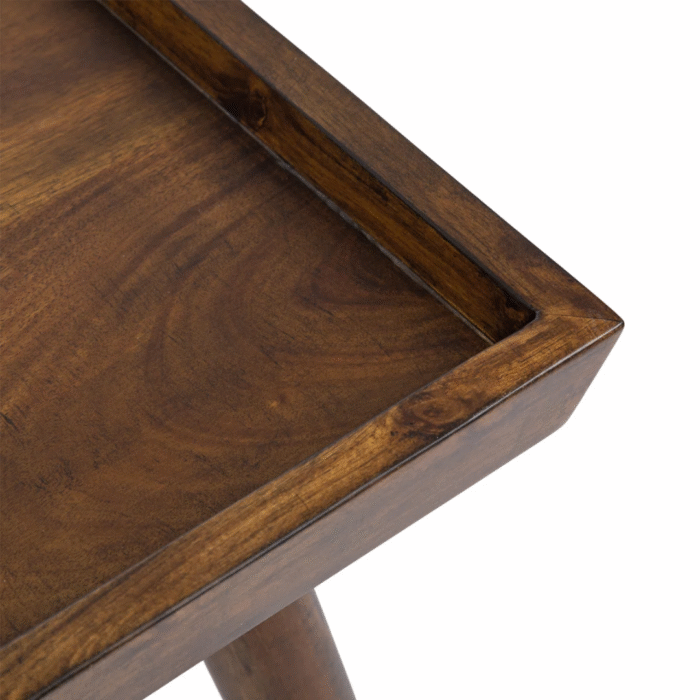 Zenora Modern Solid Wood 4 Legs Coffee Table With Minimalist Design and Smooth Finish for Living Room - Image 6