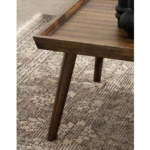 Zenora Modern Solid Wood 4 Legs Coffee Table With Minimalist Design and Smooth Finish for Living Room - Image 4