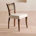 Wooden Cane Dining Chair Set of 2 - Image 3