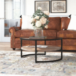Contemporary Solid Wood Center Table With Wide Polished Top, Strong Frame And Decorative Modern Lifestyle Look - Image 2