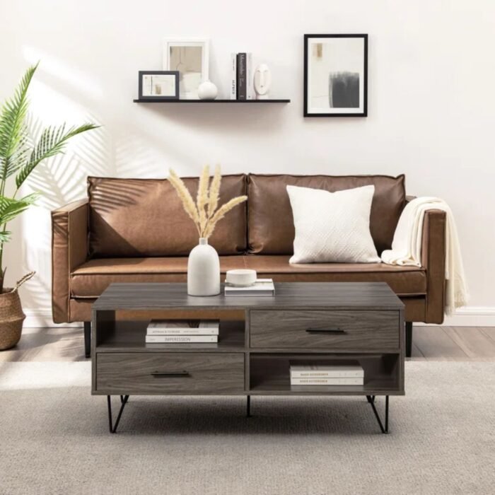 Nordora Stylish Wooden Living Room Table With Smooth Finish - Image 1