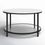 NovaLine Round Coffee Table With Storage - Image 4
