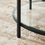 NovaLine Round Coffee Table With Storage - Image 5