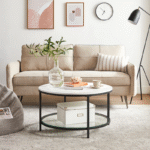 NovaLine Round Coffee Table With Storage
