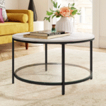 NovaLine Round Coffee Table With Storage - Image 2