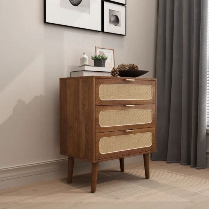 ZyraNest 3 Drawer 23.6" W Chest Dresser - Image 2