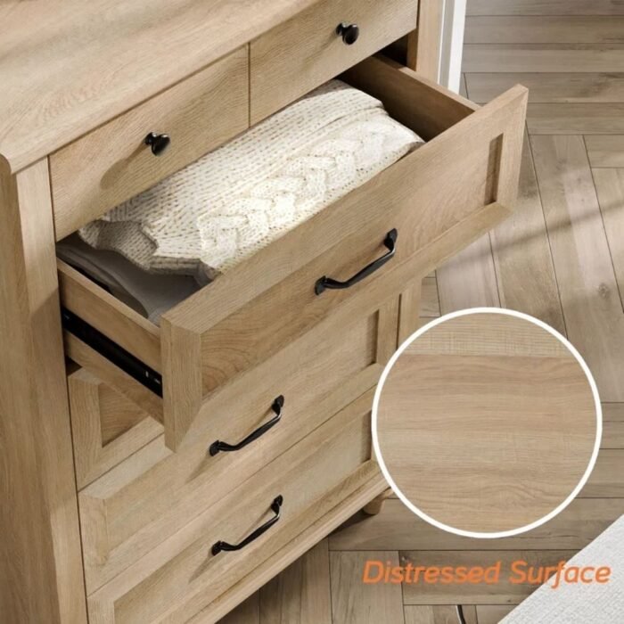 Saakar 26.8'' W 5 - Drawer Dresser - Image 5