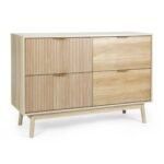 Ekatra Storage 47.2'' W Unfinished 4 - Drawer Dresser - Image 3